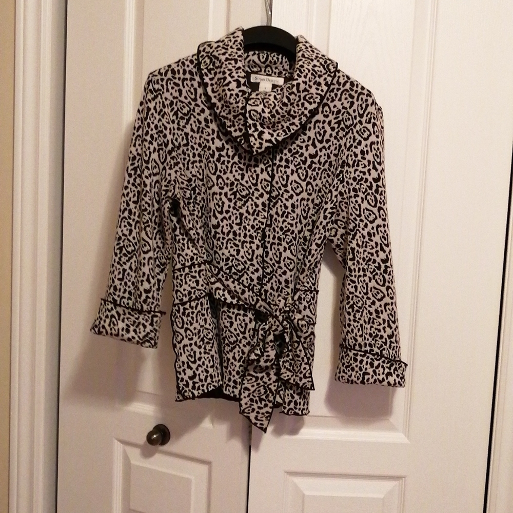 Animal print jacket